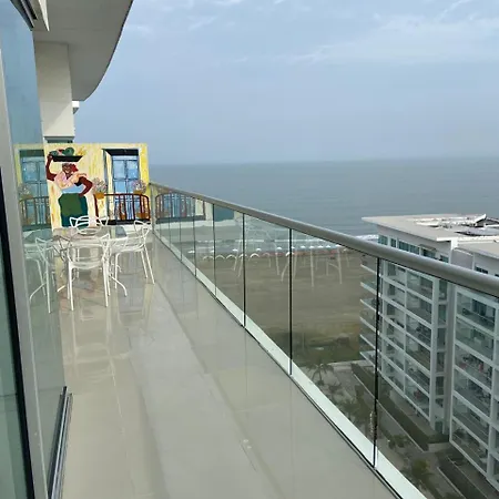 Apartamento Morros Ultra Frente A La Playa Cartagena